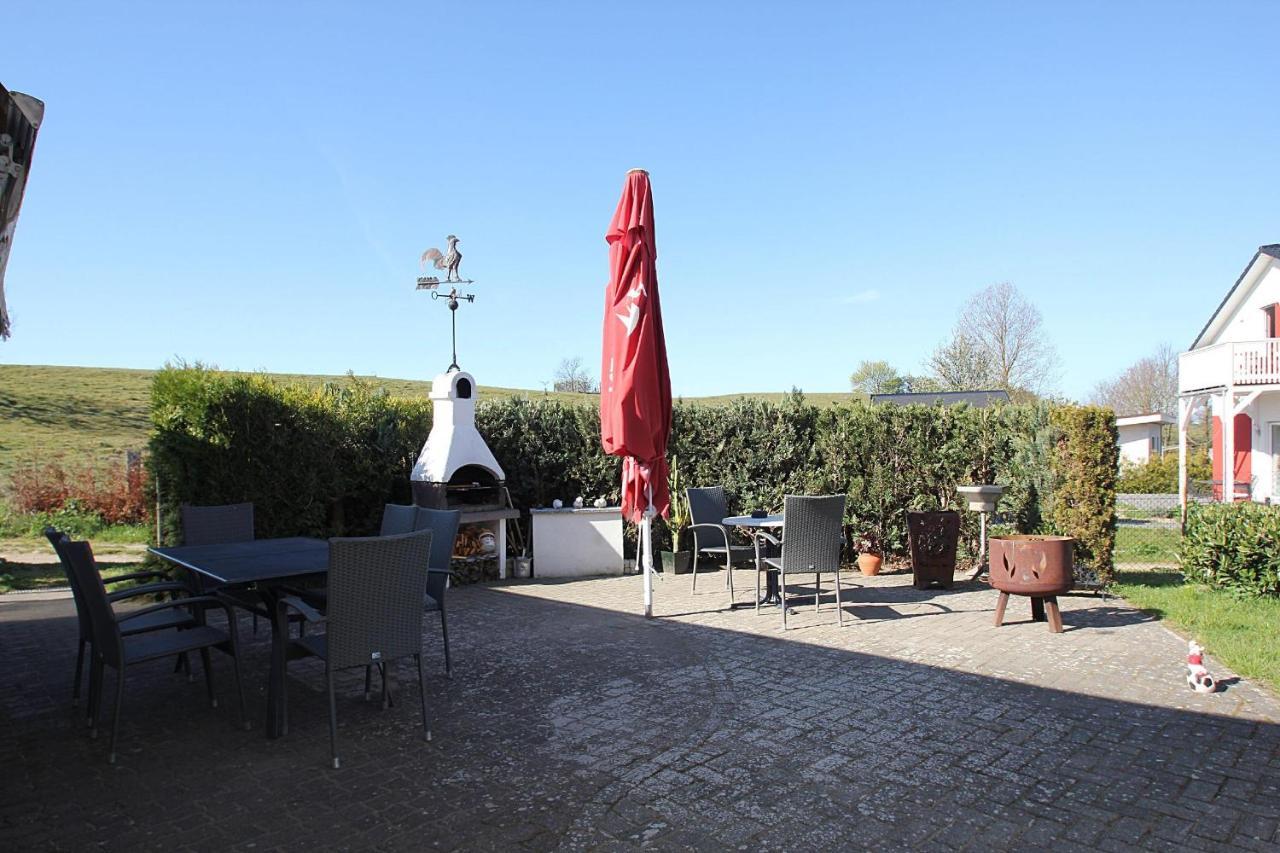 F-1016 Haus Maigloeckchen Doppelzimmer 03 Terrasse, Fruehstueck 奥斯特巴德·哥伦 外观 照片